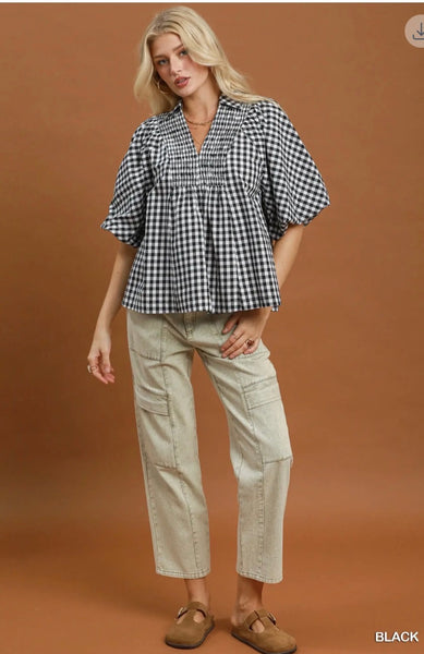 Blange Top in Black
