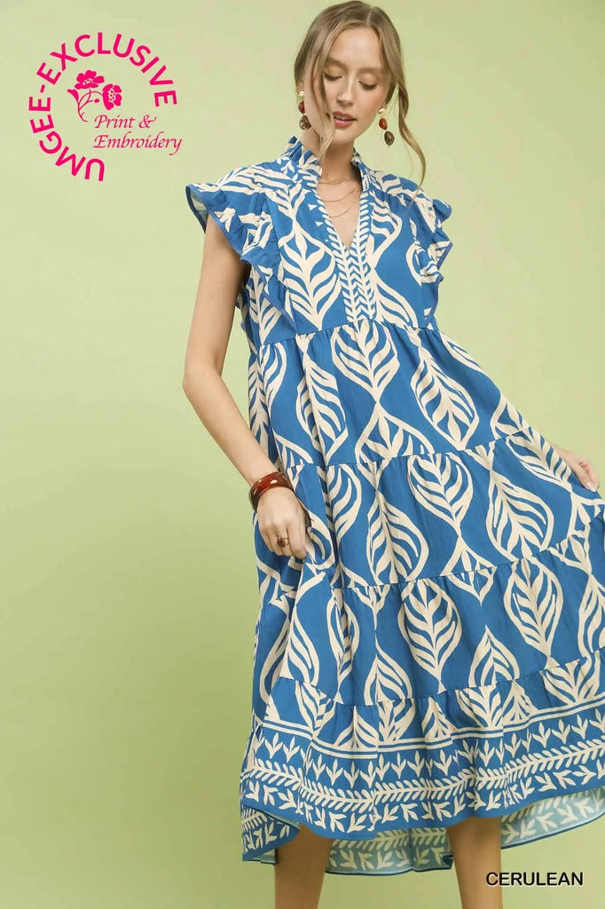 Merilee Dress in Cerulean