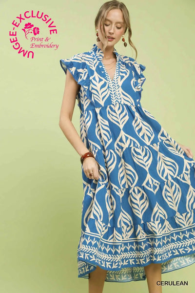 Merilee Dress in Cerulean