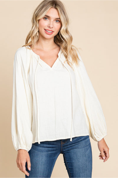 Sailor Top in Ivory