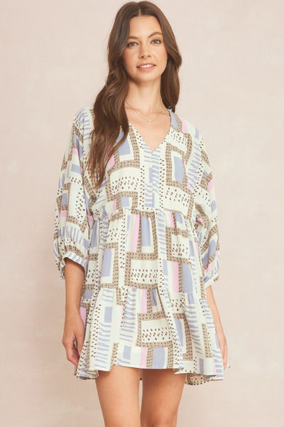 Zealand Dress in Slate Blue