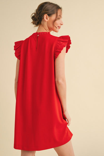 Melia Dress in red