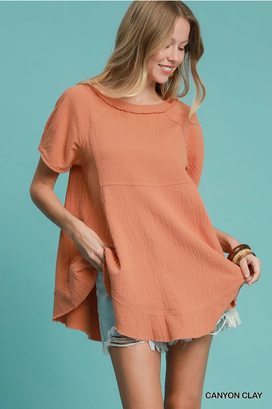 Emma Top in Canyon Clay