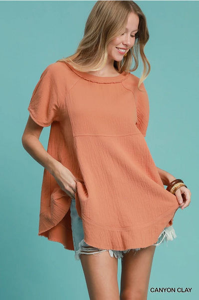 Emma Top in Canyon Clay