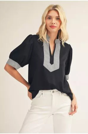 Stadium Top in Black