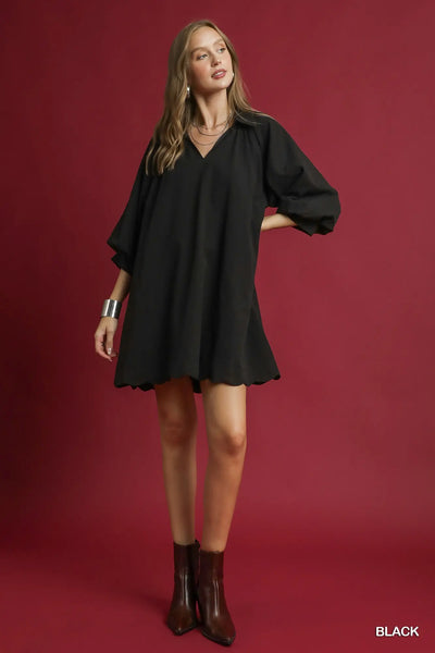 October Feels Dress in Black