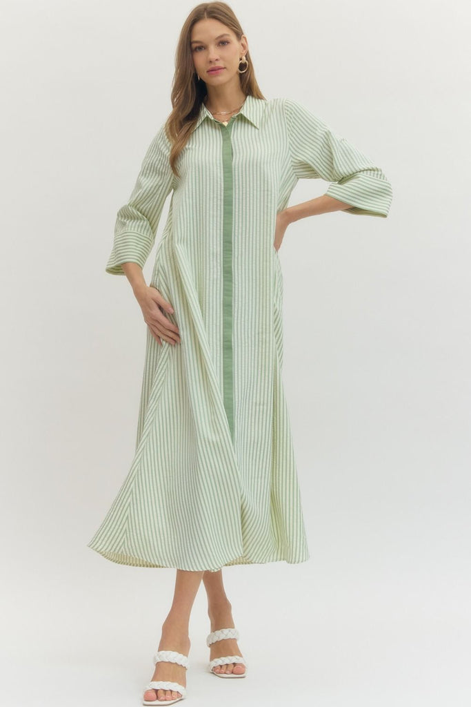 Springy Dress in Sage