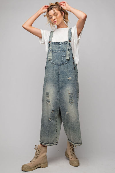 Overalls in Vintage Denim