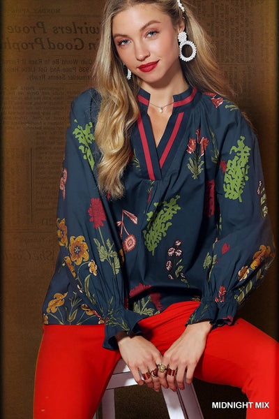 Night Top in Midnight Mix