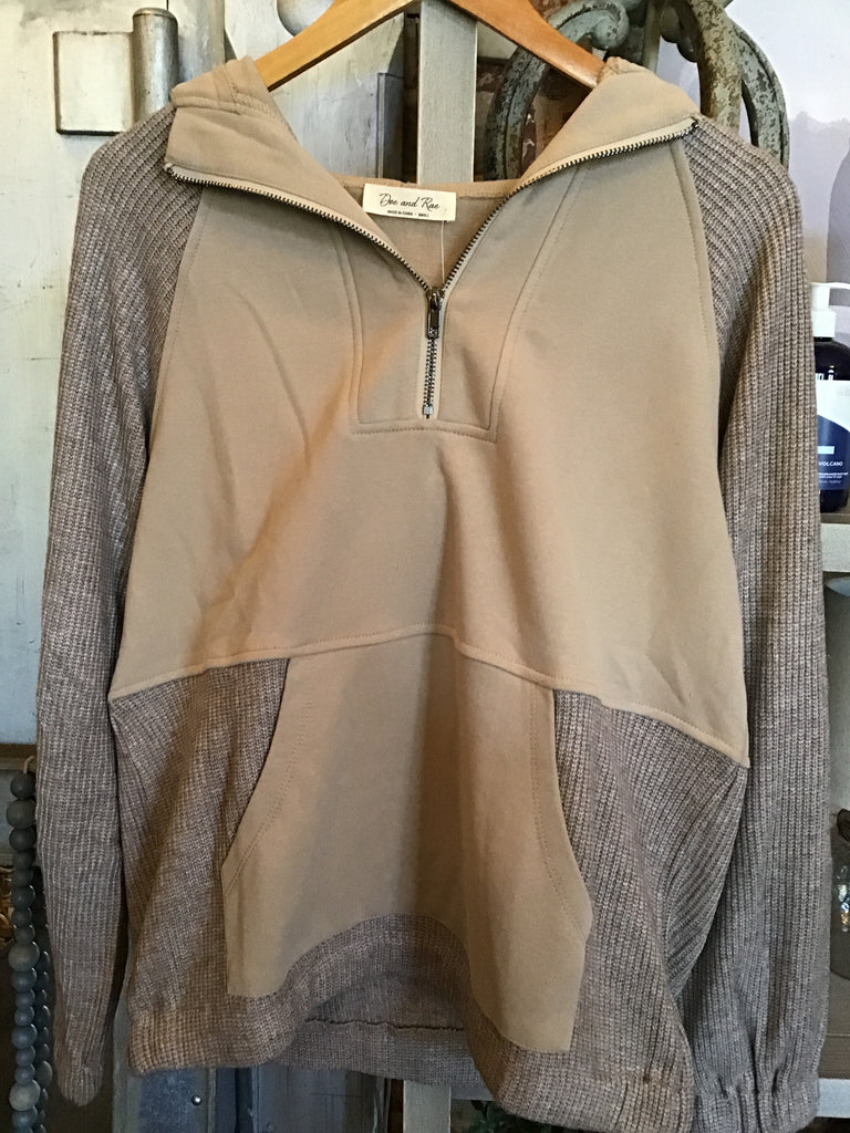 Fleece French Terry in Mocha