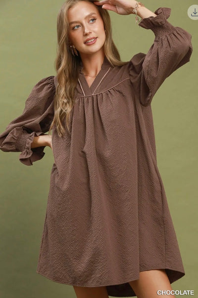 Chocolate Dress in Brown