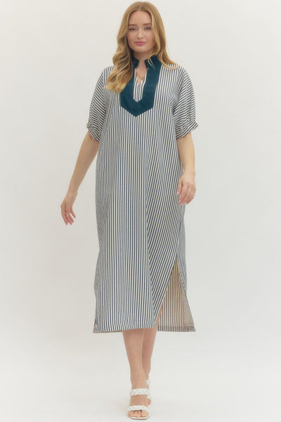 Berry Dress in Indigo