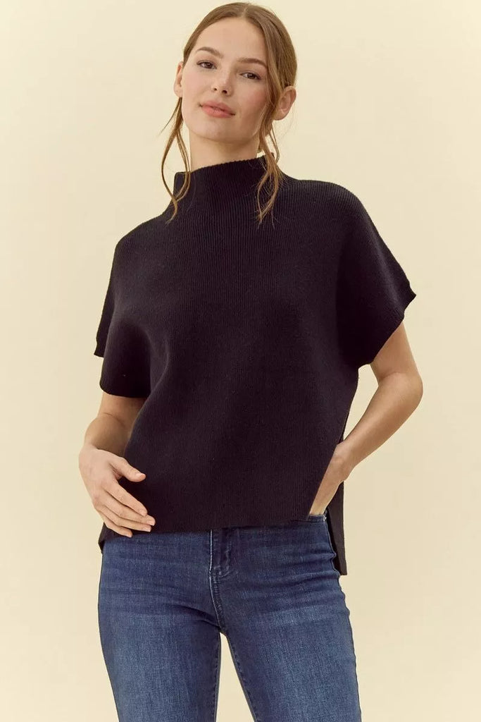 Sweater Top in black