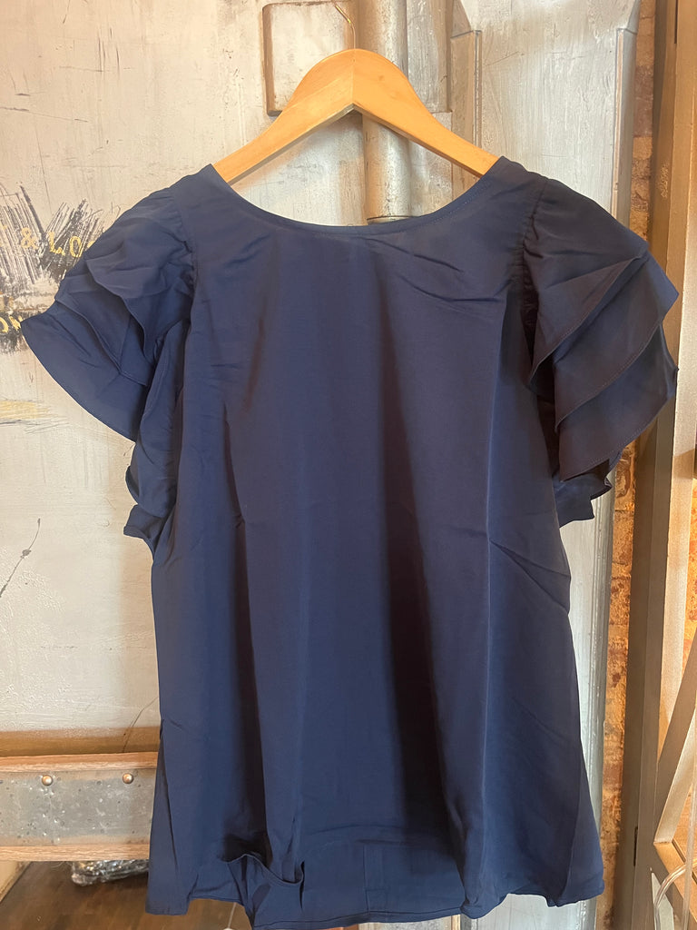Elizabeth Top in Navy