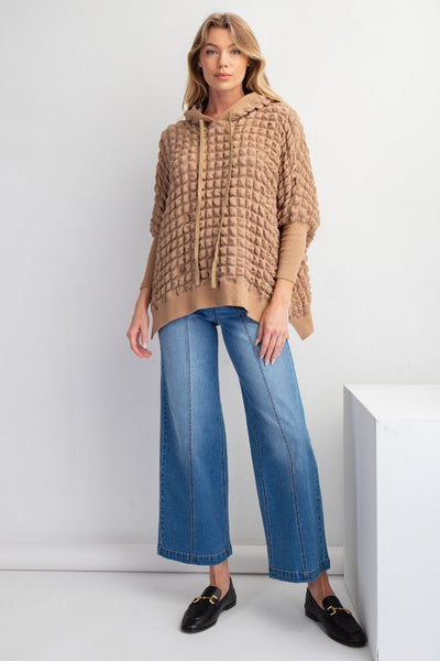 Pop Hoodie in Taupe