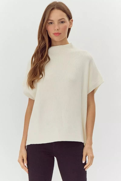 Sweater Top in Ivory