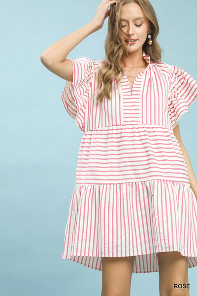 Lovely Dress in Rose Pink