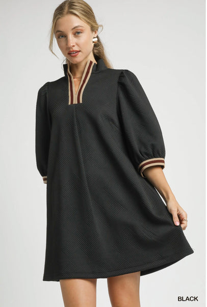 Huda Dress in Black