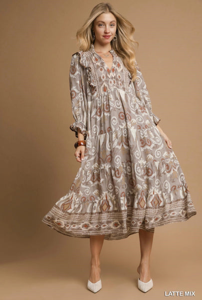 Gail Dress in Latte
