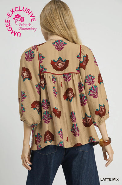 Angie Top in Latte