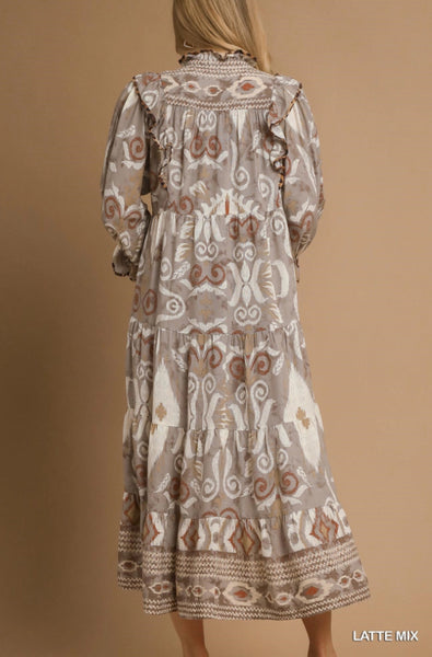 Gail Dress in Latte
