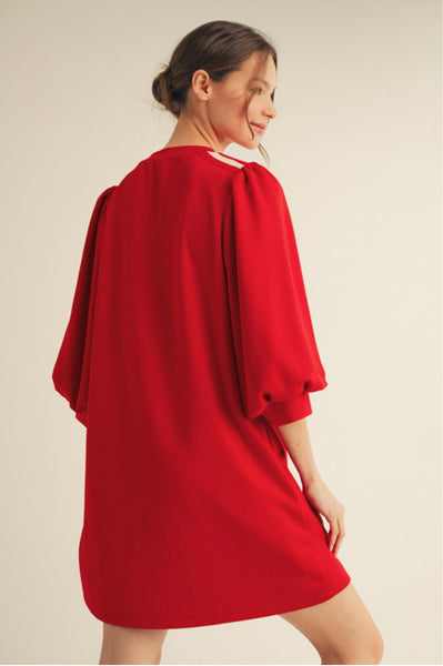 Camie Dress in red