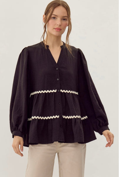 Gracie Top in Black