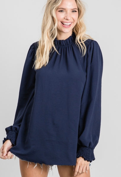 November Top in Navy