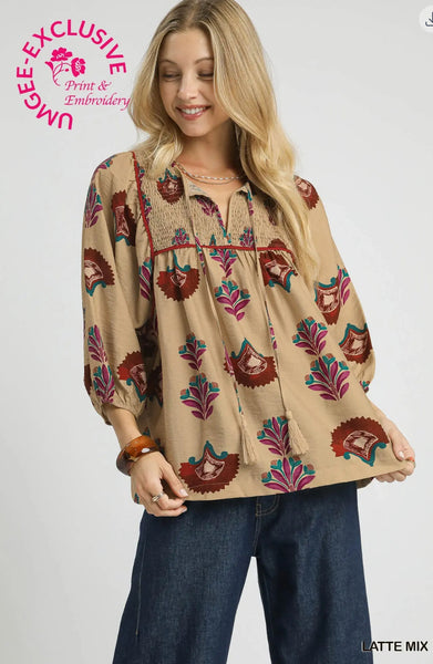 Angie Top in Latte
