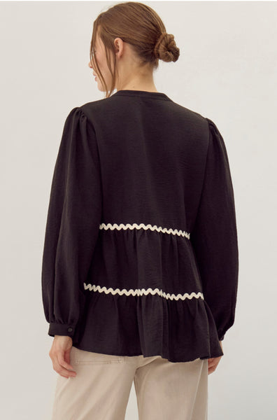 Gracie Top in Black
