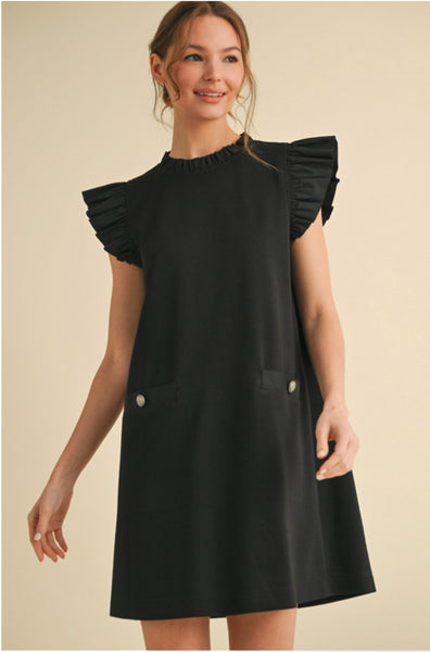 Melia Dress in black