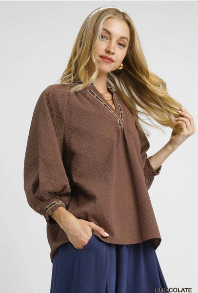 Lexi Top in Chocolate