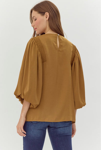 Sydney Top in toffee