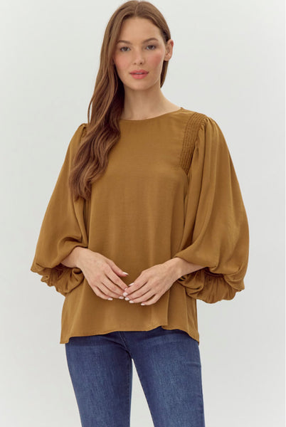Sydney Top in toffee