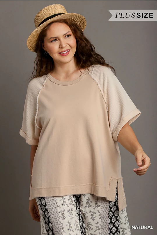 Kind Top in Natural Plus Size