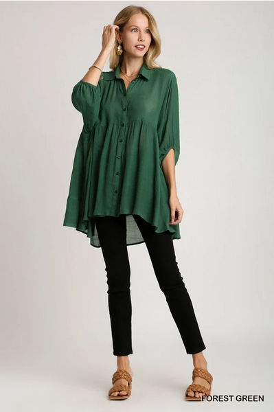 Swing Top in Forrest Green