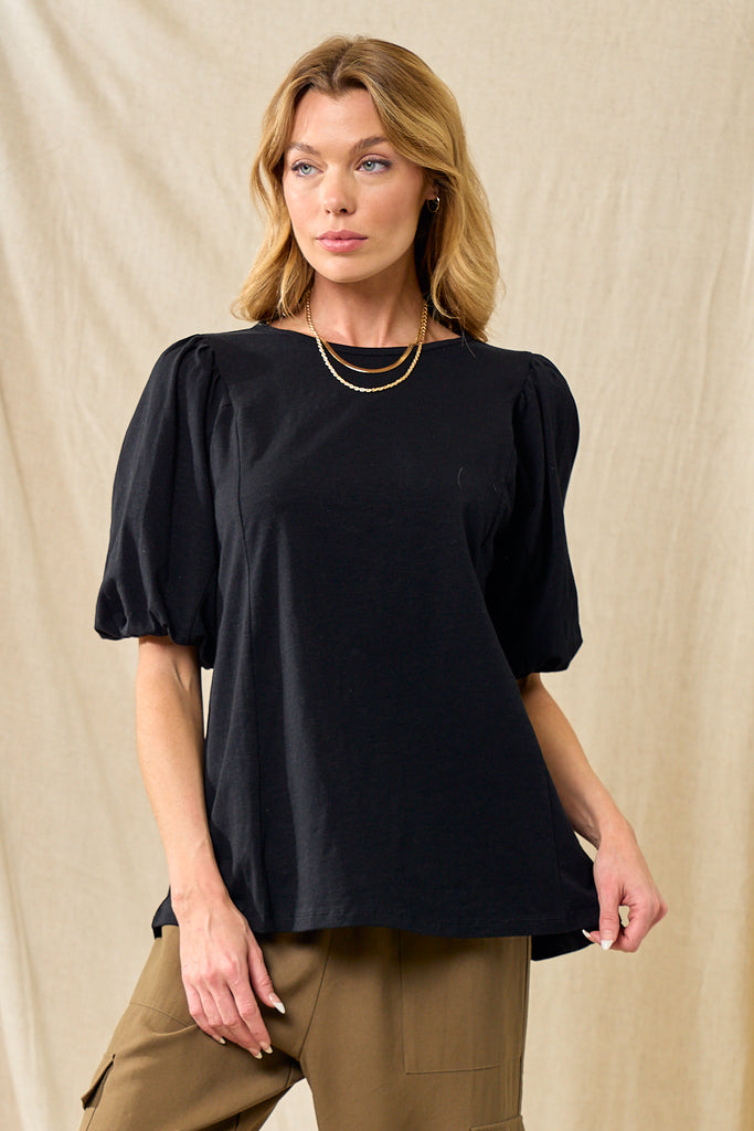 Ophelia Top in Black