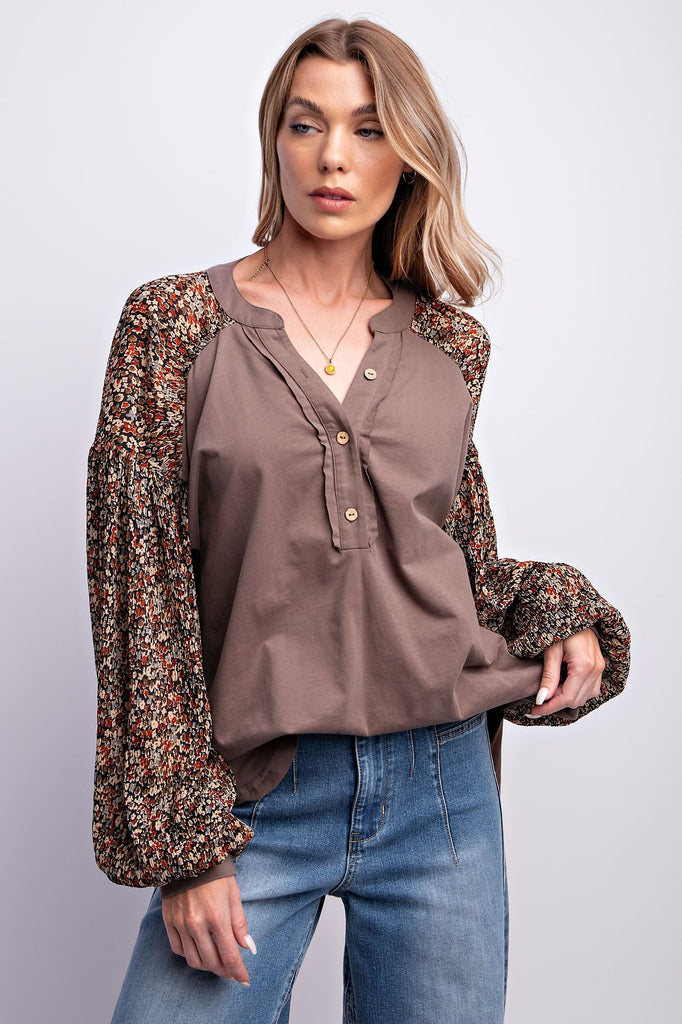 Mix up Top in Ash