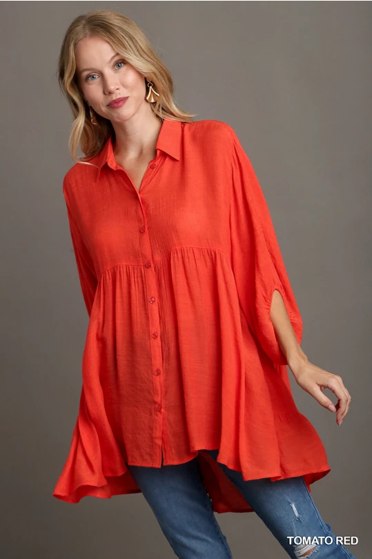 Swing Top in Tomato Red