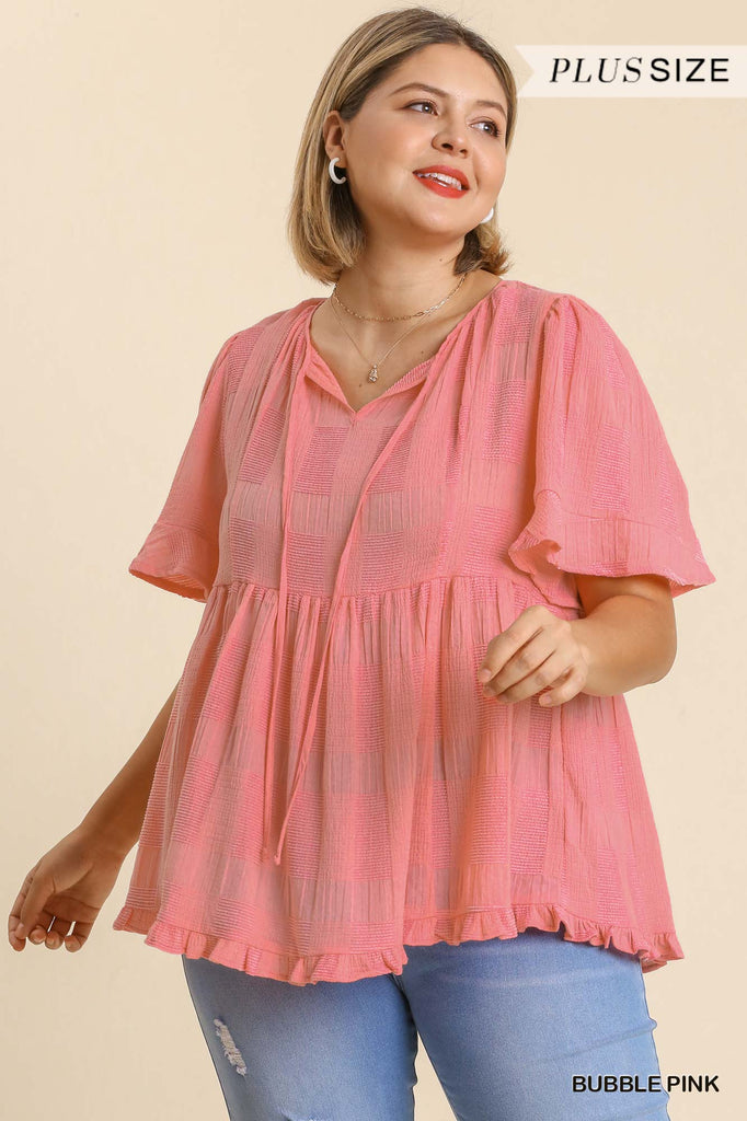 Spring Top in Bubblegum Pink