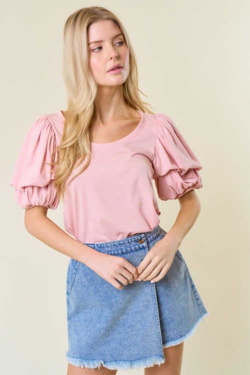 Carnival Top in Blush