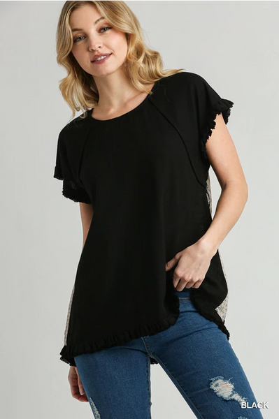 Country Top in Black