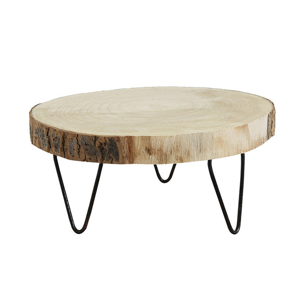 Paulowina Wood Pedestal 11"